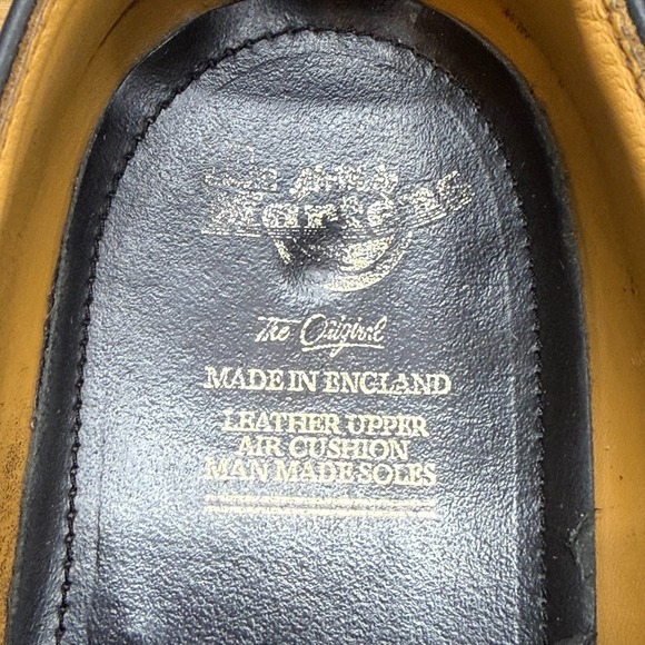 DR MARTENS Vintage Chunky 90\'s Mens 11 UK 10 Square Toe Black Oxford ENGLAND